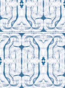 Coordonne Carta da parati Infinity Strokes - Blue