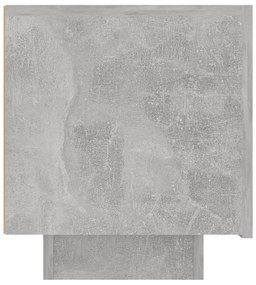 Comodino Grigio Cemento 100x35x40 cm in Truciolato