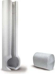 Cassetta incasso pulsante alto (2 pulsanti 9 lt - 4 lt) Pucci ECO 1315490001 + placca