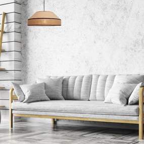 Lampadario a sospensione con filo MANISO 1xE27/60W/230V diametro 45 cm beige