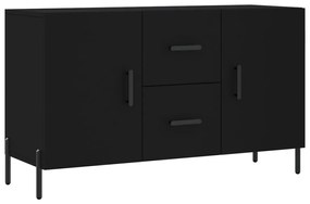 Credenza nera 100x36x60 cm in legno multistrato