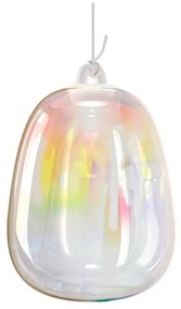 Lodes - Oblò Lampada a Sospensione Large 2700K Rainbow/Bianco Lodes