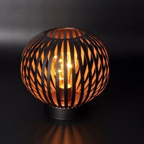 Solight WO3102 - LED Lampada da tavolo decorativa LED/3xAA nero/rame