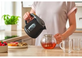 Sencor - Bollitore 1 l 1100W/230V nero/grigio