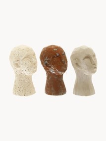 Set di3 oggetti decorativi Figure Talvik Head