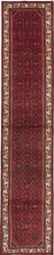 Hamedan Tappeto 420 x 90 Rosso (Iran) Annodato A Mano