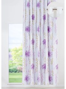 Tenda bianca e viola 140x260 cm Tahiti - Mendola Fabrics