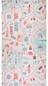 Tappeto per bambini 100x160 cm Pastel Neighborhood - Vitaus