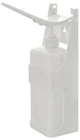 Dispenser sapone liquido a muro 1000 ml bianco in plastica