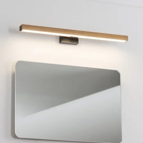 Brilagi-Illuminazione a LED per specchi da bagno WOODY MIRROR LED/12W/230V IP44 quercia/nero