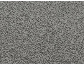 Divano angolare grigio scuro (con penisola a destra/con chaise lounge) con rivestimento in bouclé Leonore – Bobochic Paris