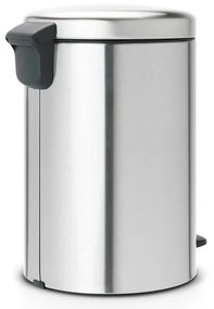 Pattumiera New Icon BRABANTIA a pedale grigio inox 20 L