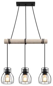 Globo 15326-3H - Lampadario a sospensione con filo MINA 3xE27/40W/230V