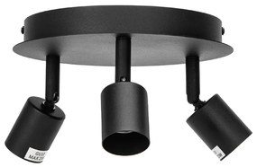 Lampadario da soffitto Tris Nero 3 x GU10 Aigostar