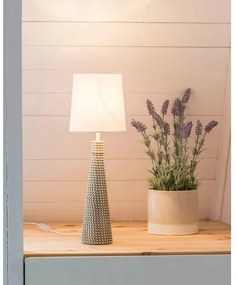 ByRydens 4002090-6508 - Lampada da tavolo LOFTY 1xE27/5W/230V bianco/argento