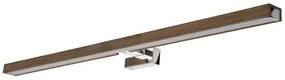 Brilagi-Illuminazione a LED per specchi da bagno WOODY MIRROR LED/15W/230V IP44 quercia/cromo