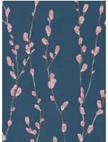 Florale Tapete Salice von Harlequin - Rose/ Navy