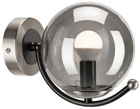 Applique GEORGIA 1xE14/5W/230V cromo opaco/fumé