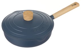 Padella alta 24 cm con coperchio blu Pot Art