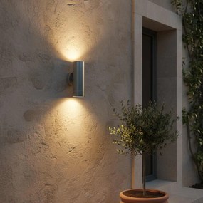 Applique Cilindrica Bidirezionale IP65 GU10 Inox Colore Inox