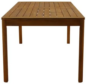 Tavolo da giardino rettangolare legno massello L180 cm AKIS