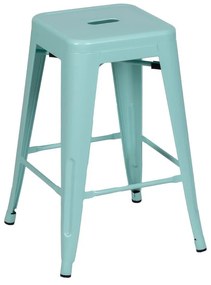 Set di sedie da bar turchese in metallo 2 pz (altezza della seduta 61 cm) – Ixia