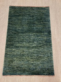 Gabbeh Tappeto 120 x 80 Verde (Iran) Annodato A Mano