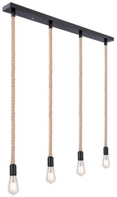 Globo 69029-4H - Lampadario a sospensione con filo ULLEU 4xE27/60W/230V