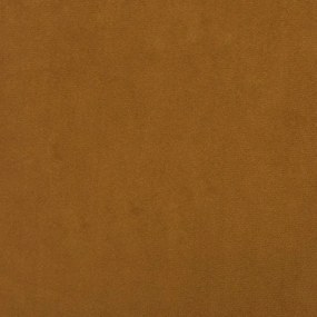 Poggiapiedi marrone 60x60x36 cm in velluto