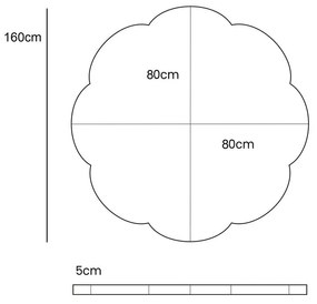Palestrina per bambini marrone 160x160 cm – Meowbaby