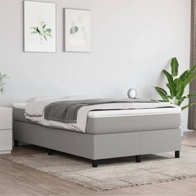 Giroletto Senza Materasso Grigio Chiaro 120x200 Cm Tessuto /