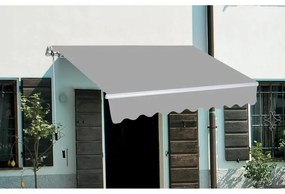 Tenda da sole a bracci estensibili mod. T137, L 3 x 2 m grigio cenere