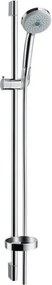 Doccetta con flessibile doccia e barra di scorrimento HANSGROHE Croma in abs cromo anticalcare 3 getti
