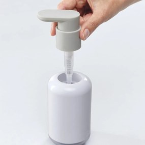 Dispenser di sapone in plastica bianca 300 ml Duo - Joseph Joseph