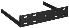 Scaffale angolare a parete bianco 25x25x3,8 cm in mdf