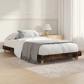 Giroletto Senza Materasso Rovere Fumo 100x200 Cm İn Truciolato /
