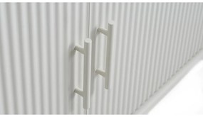 Cassettiera grigia 160x75x45 cm Palma – Unique Furniture