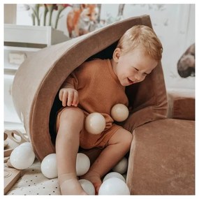 Gioco per psicomotricità marrone in velluto a coste 5 pz altezza totale 30 cm 250x45 cm Montessori – Meowbaby