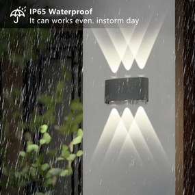 Brilagi - Applique da esterno a LED FLAREBOX 6W 230V antracite IP65