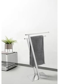 WENKO 24397100 - Porta asciugamani LIRIO 20x76,5 cm acciaio inossidabile/satinato