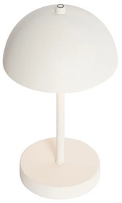 Set di 2 lampade da tavolo da esterno fungo bianco ricaricabili - Keira