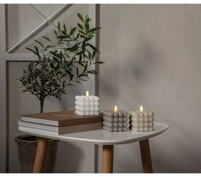 Candela LED a cera bianca Dot, altezza 9,5 cm Flamme - Star Trading