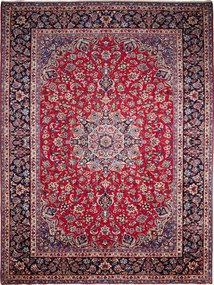 Najafabad Tappeto persiano 310 x 410 Rosso (Iran) Annodato A Mano
