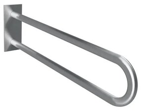 Maniglione di sostegno 10,3x25,3 cm acciaio inox/argento