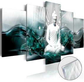 Quadri su vetro acrilico Azure Meditation [Glass]