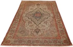 Antik Stilizzato Beige Rosso 130x220 Cm