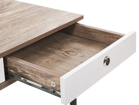Set di mobili da ufficio legno chiaro e nero FOSTER/HINTON Beliani