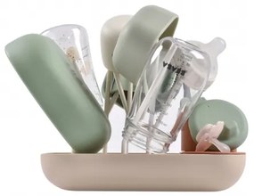 Beaba - Stendibottiglie beige/arancio