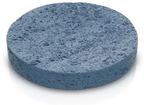 Porta sapone da appoggio turchese cobalto in resina effetto pietra Matera