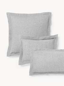 Federa in lino Linna con bordo Oxford